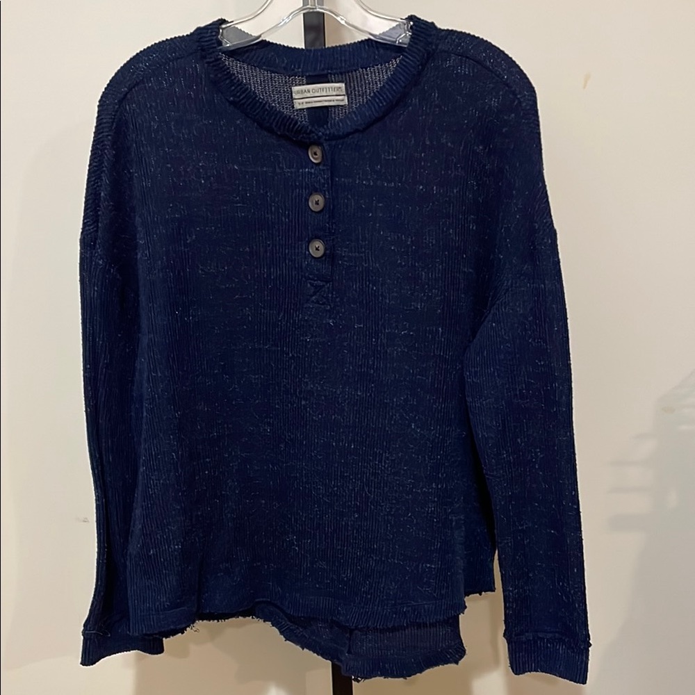 Urban Outfitters Navy Blue Women's Top